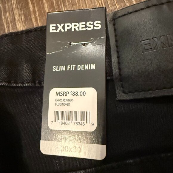 Express Slim Fit Jeans – Size 30 x 30 - Picture 9 of 13